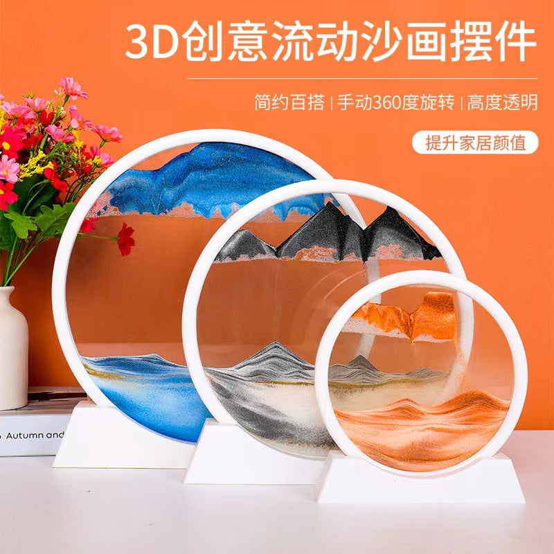 3Dサンドアートフレーム – 動くアートで魅了&リラックス!