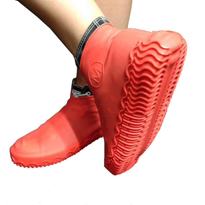 Silicone waterproof shoe cover Rainproof outdoor waterproof non-slip shoe cover Rainproof shoe cover