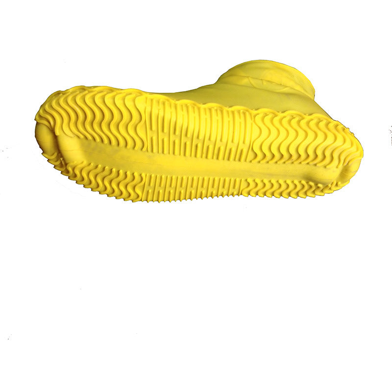 Silicone waterproof shoe cover Rainproof outdoor waterproof non-slip shoe cover Rainproof shoe cover