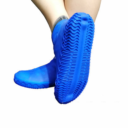 Silicone waterproof shoe cover Rainproof outdoor waterproof non-slip shoe cover Rainproof shoe cover