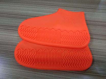 Silicone waterproof shoe cover Rainproof outdoor waterproof non-slip shoe cover Rainproof shoe cover