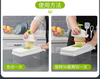 Vegetable cutting artifact multi-function diced potato shreds grater grater household potato slices kitchen grater