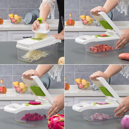 Vegetable cutting artifact multi-function diced potato shreds grater grater household potato slices kitchen grater